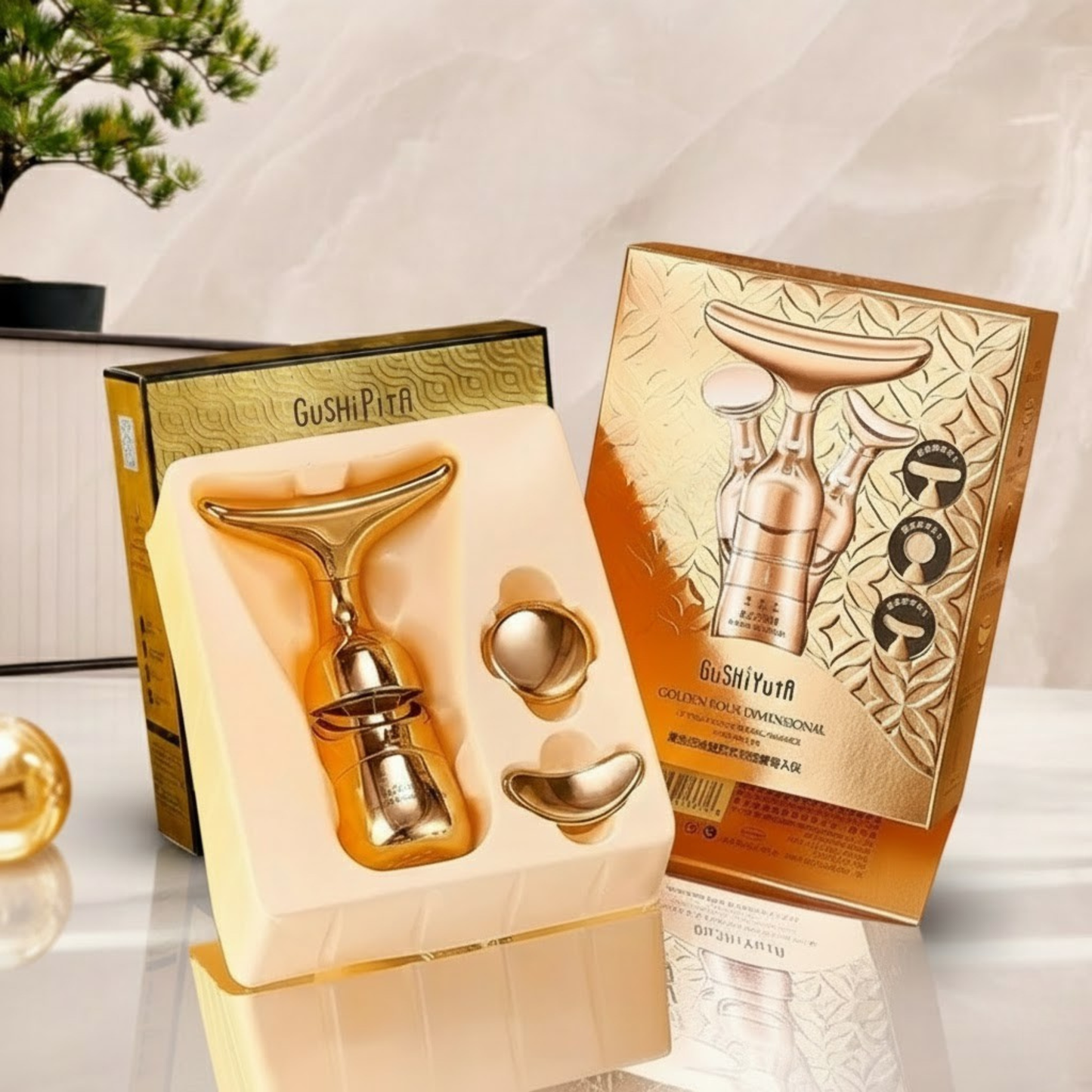 Curvedmoon 3-in-1 face massager