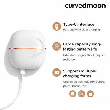 Curvedmoon Mini Hair Straightener