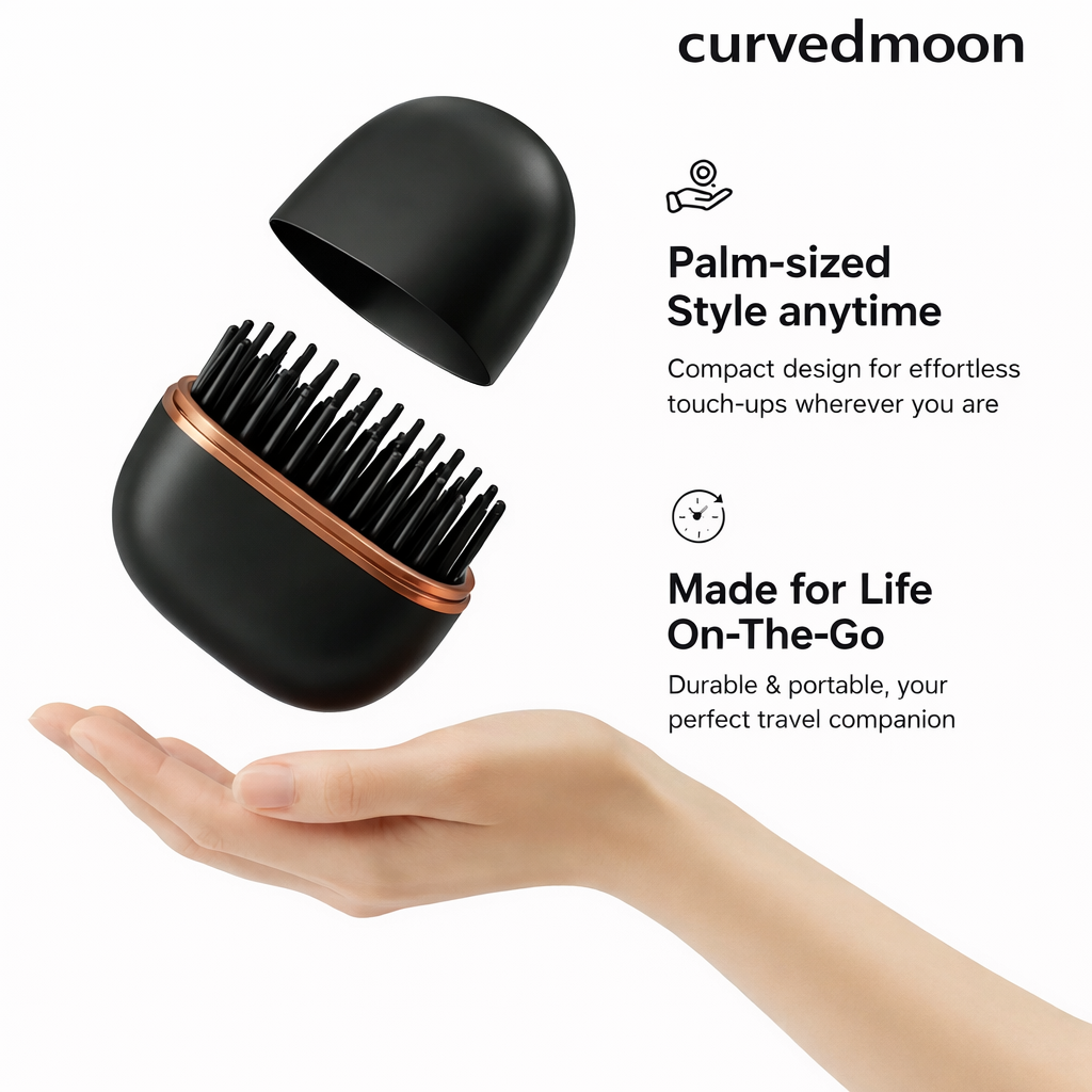 Curvedmoon Mini Hair Straightener